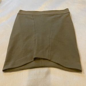 Helmut Lang Asymmetrical Mini Skirt